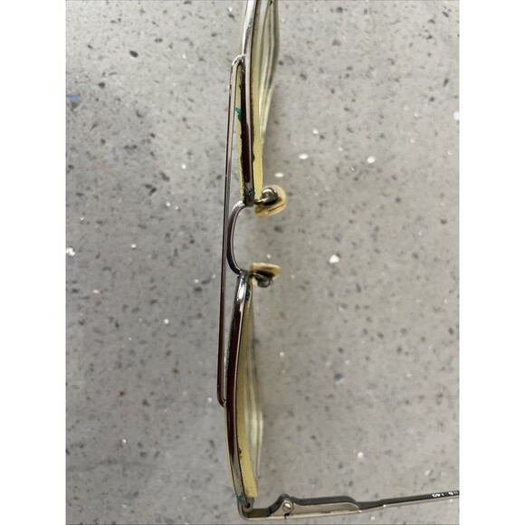 US EYEWEAR EYEGLASSES FRAMES ONLY Aviator FULL RIM 56-16-140 metal - Picture 4 of 14